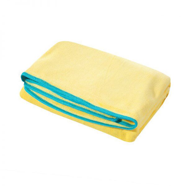 Ręcznik szybkoschnący z lamówką IGA 80X160 żółty