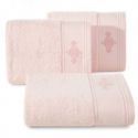 Ręcznik frotte z ornamentem KLAS 70X140 różowy