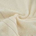 Ręcznik bawełniany ze stebnowaną bordiurą EMINA 50X90 kremowy