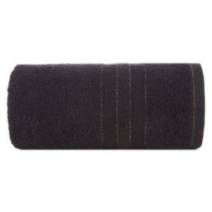 Ręcznik bawełniany z błyszczącą nicią GALA 30X50 czarny