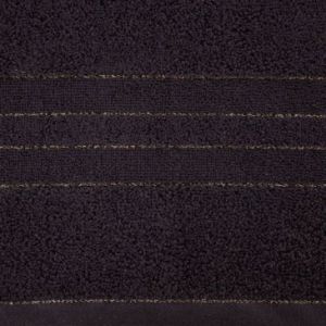 Ręcznik bawełniany z błyszczącą nicią GALA 30X50 czarny