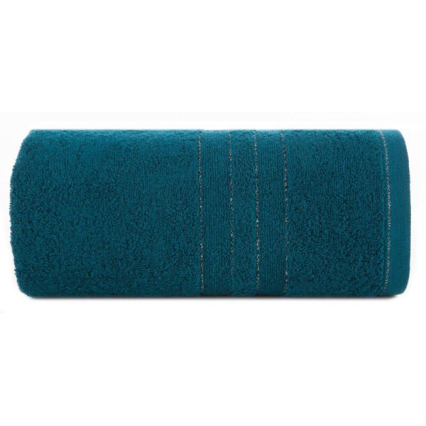 Ręcznik bawełniany z błyszczącą nicią GALA 50X90 turkusowy