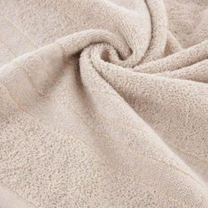 Ręcznik bawełniany z błyszczącą nicią GALA 70X140 beżowy
