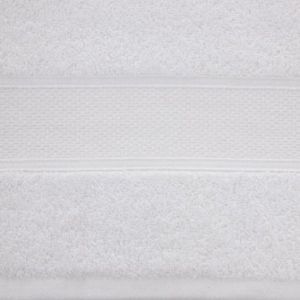 Ręcznik bawełniany z błyszczącą nicią LIANA 30X50 biały