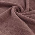 Ręcznik bawełniany z błyszczącą nicią GALA 50X90 jasnobrązowy
