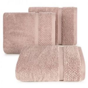 Ręcznik bawełniany VILIA 70X140 pudrowy
