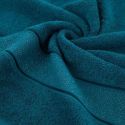 Ręcznik bawełniany z błyszczącą nicią LIANA 30X50 turkusowy
