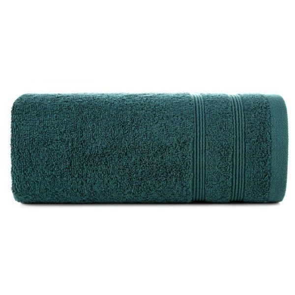 Ręcznik bawełniany z wypukłą bordiurą ALINE 30X50 turkusowy