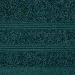 Ręcznik bawełniany z wypukłą bordiurą ALINE 70X140 turkusowy