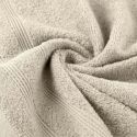Ręcznik bawełniany z wypukłą bordiurą ALINE 50X90 kremowy
