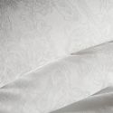 Pościel bawełniana adamaszek z żakardowy wzorem DAMA 160X200 70X80X2 biała