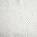 Ręcznik frotte z welurową bordiurą z dodatkiem lśniącej nici IBIZA 30X50 kremowy