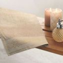 Ręcznik bawełniany z ozdorbną bordiurą KAMELA 50X90 kremowy