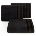 Ręcznik bawełniany z ozdorbną bordiurą KAMELA 50X90 czarny