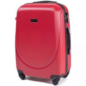 Wings Goose Duża walizka podróżna twarda z ABS L czerwona