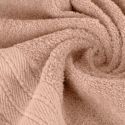 Ręcznik frotte z bordiurą KAYA 70X140 pudrowy