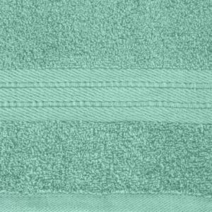 Ręcznik frotte z bordiurą KAYA 30X50 miętowy