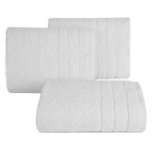 Ręcznik bawełniany z bordiurą RENI 70X140 biały