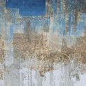 Nowoczesny obraz ręcznie malowany Abstrakcja 60X80 niebieski