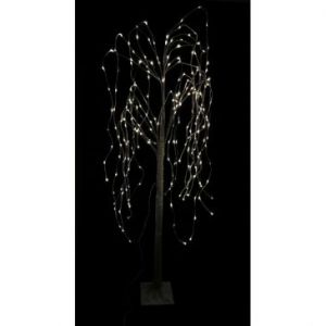 Sztuczne duże drzewko ozdobne świąteczne 180cm lampki LED brzoza