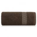Ręcznik bawełniany z żakardową bordiurą RIVA 70X140 brązowy
