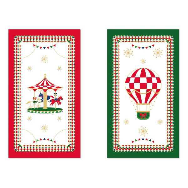 Rose&Tulipani Zestaw 2 ręczników kuchennych świąteczne 68x36 cm