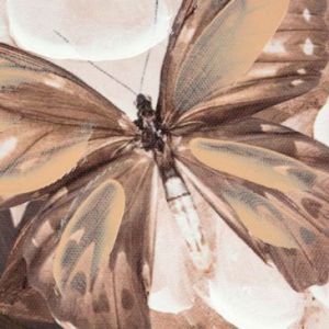 Obraz ręcznie malowany kobieta motyl 60X100 beżowy