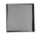 Pufa kwadratowa tapicerowana ze schowkiem 30x30x30 cm szara