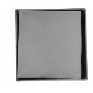 Pufa kwadratowa tapicerowana ze schowkiem 30x30x30 cm szara