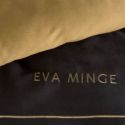 Ekskluzywna pościel z makosatyny z haftem EVA Minge 220X200 70X80X2 czarna