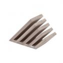 Artelegno Venezia 5-elementowy blok magnetyczny na noże z drewna bukowego
