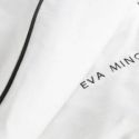 Ekskluzywna pościel z makosatyny z lamówką EVA Minge 160X200 70X80X2 biała