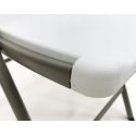 Solidne krzesło składane ogrodowe catering PARTY 47x58x87 cm białe