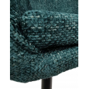 Fotel uszak skandynawski z poduszką TEDY 76x70x102 cm ciemny zielony