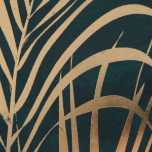 Obraz dwkoracyjny oprawiony liście trawa 45X60 ciemnozielony+złoty