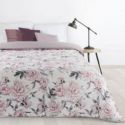 Narzuta na łóżko pikowana FLOWER 220X240 różowa