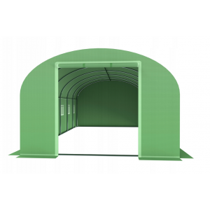 Tunel ogrodowy szklarnia ze stelażem 400 x 300 x 200 cm 12m2 zielony