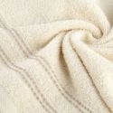Ręcznik frotte z welurową bordiurą ALLY 70X140 kremowy