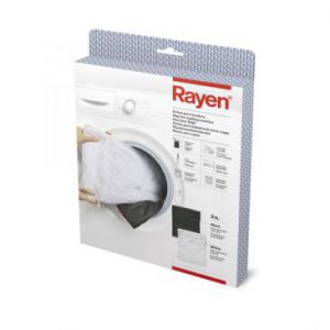 Rayen Zestaw 2 worków do prania 50 cm x 40 cm czarny+biały