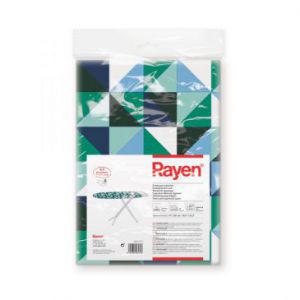 Rayen Pokrowiec we wzory na deskę do prasowania 130 x 47 cm niebieski
