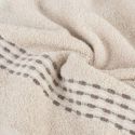 Ręcznik bawełniany z żakardową bordiurą RIVA 30X50 beżowy