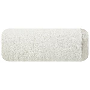 Ręcznik frotte z lśniącą bordiurą LENOR 50X90 kremowy
