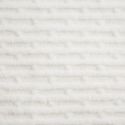 Miękki koc żakardowy KLISA 130X170 biały