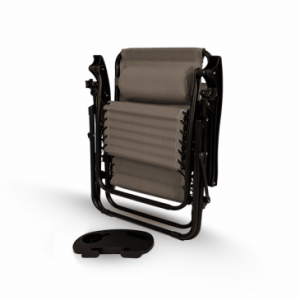Krzesło ogrodowe leżak składany FARO 65x90x110cm brazowe