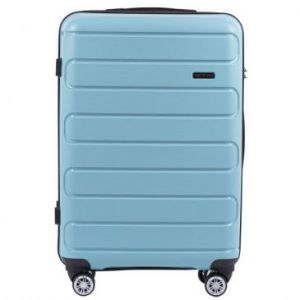 Wings Średna walizka podróżna z polipropylenu M niebieska
