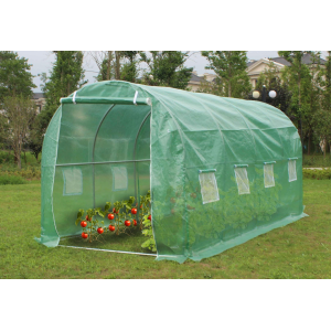 Tunel ogrodowy foliowy szklarnia warzywniak 400X200X200 cm 19 mm zielony