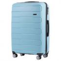 Wings Duża walizka podróżna z polipropylenu L niebieska