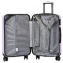 Wings Egret Zestaw 3 walizek podróżnych ABS L,M,S jasnofioletowe